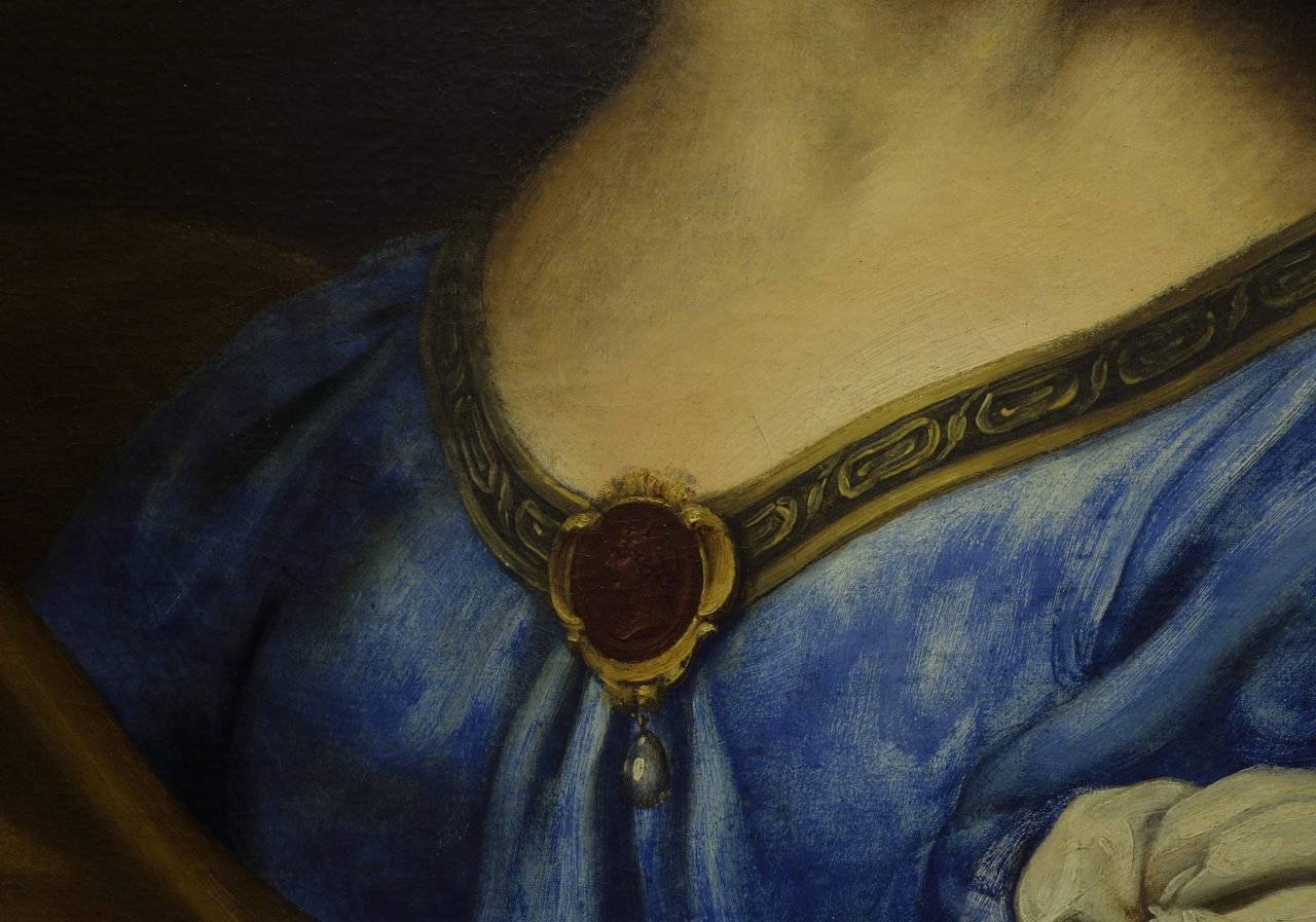 Paolo Gerolamo Piola (Genova 1666 – 1724): 'Ritratto di fanciulla come Salomè'
