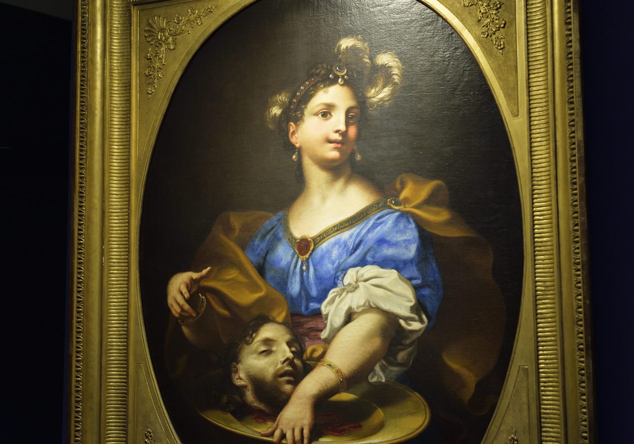 Paolo Gerolamo Piola (Genova 1666 – 1724): 'Ritratto di fanciulla come Salomè'