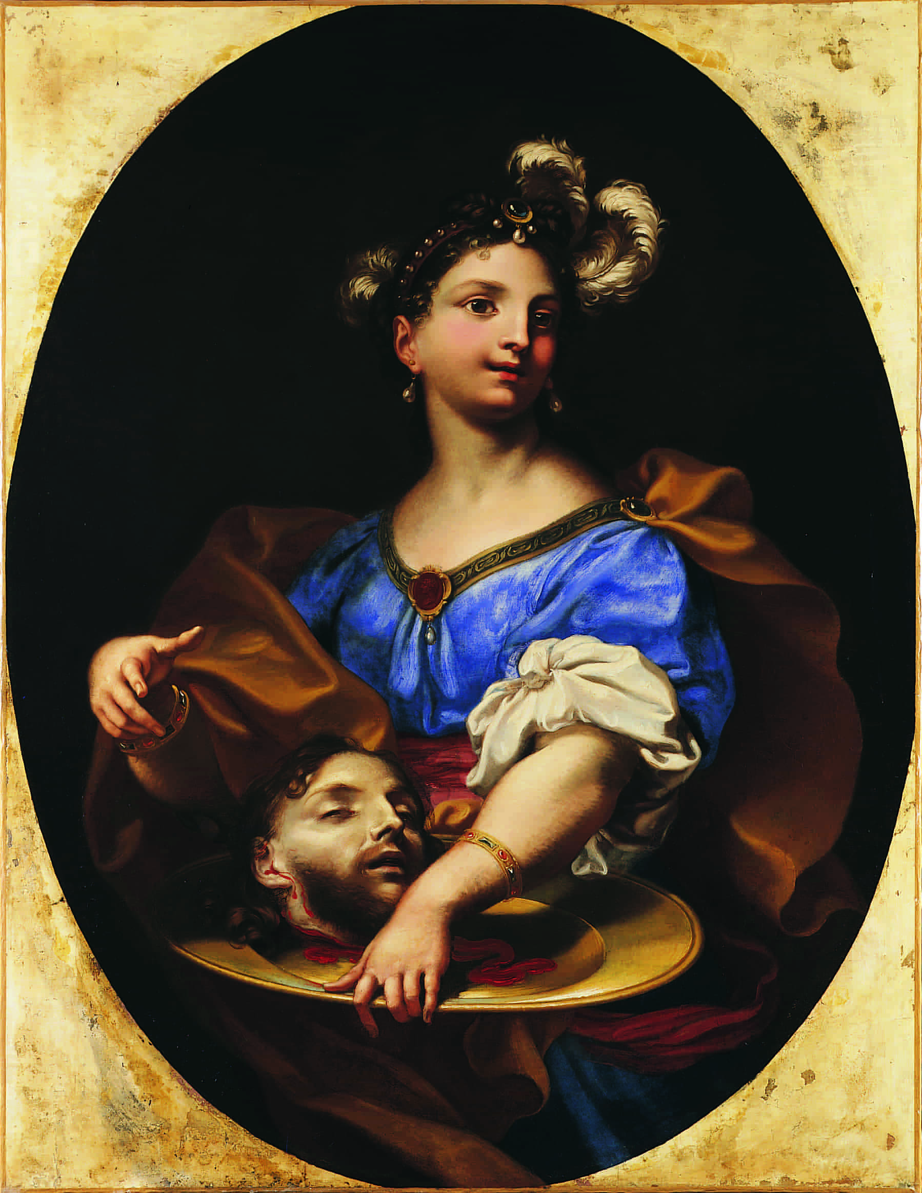 Paolo Gerolamo Piola (Genova 1666 – 1724): 'Ritratto di fanciulla come Salomè'